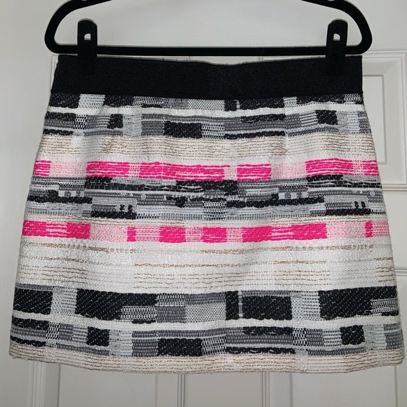 MILLY  ‼️SALE‼️ Tweed Pattern Mini Skirt Multicolor - Picture 11 of 14